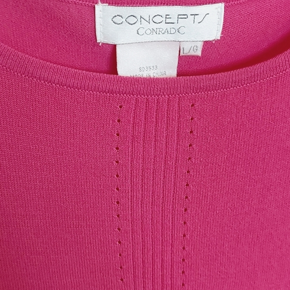 Light woven tank by Concepts by Conrad C, size L, NWT - Picture 2 of 6